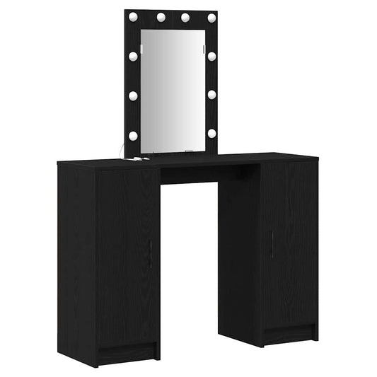 Dressing Table Black 102 x 33 x 135 cm Engineered Wood Dressing Table Black 102 x 33 x 135 cm Engineered Wood
