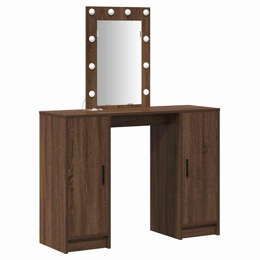 Dressing Table Brown 102 x 33 x 135 cm Engineered Wood Dressing Table Brown 102 x 33 x 135 cm Engineered Wood