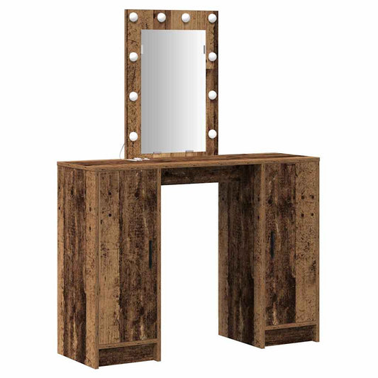 Dressing Table Brown 102 x 33 x 135 cm Engineered Wood Dressing Table Brown 102 x 33 x 135 cm Engineered Wood