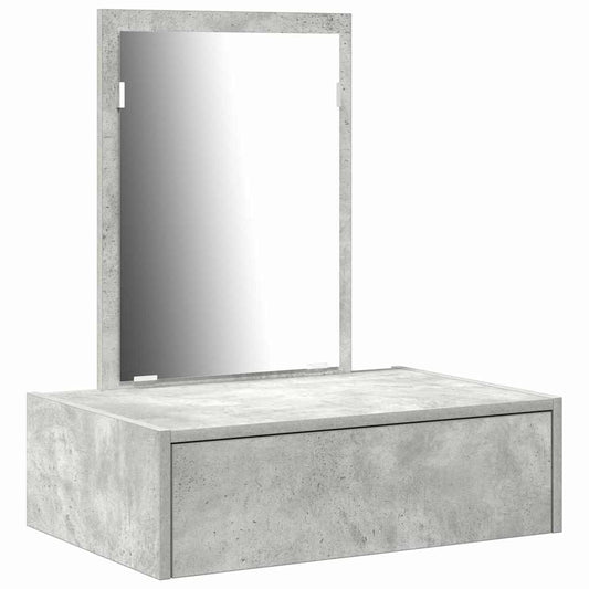 Dressing Table with Drawer Grey 60 x 40 x 70 cm Engineered Wood Dressing Table with Drawer Grey 60 x 40 x 70 cm Engineered Wood