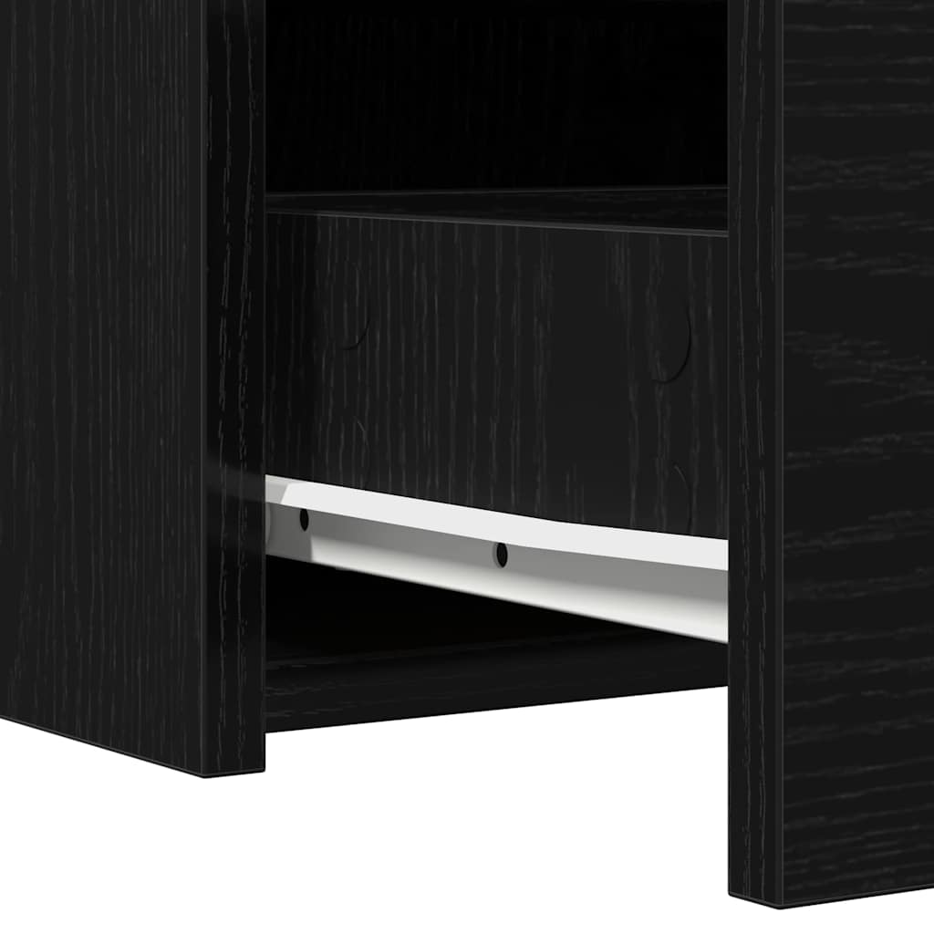 Dressing Table Black 100 x 40 x 70 cm Engineered Wood