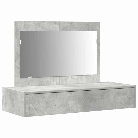 Dressing Table Grey 100 x 40 x 70 cm Engineered Wood Dressing Table Grey 100 x 40 x 70 cm Engineered Wood