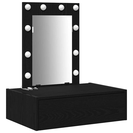 Dressing Table Black 60 x 40 x 70 cm Engineered Wood Dressing Table Black 60 x 40 x 70 cm Engineered Wood