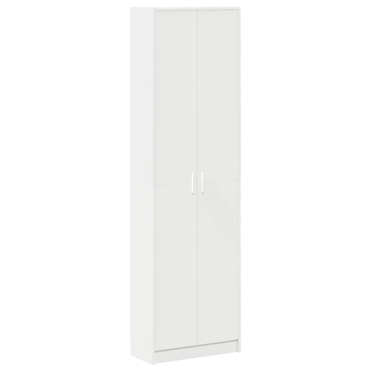 Wardrobe White 55 x 25 x 189 cm Engineered Wood Wardrobe White 55 x 25 x 189 cm Engineered Wood