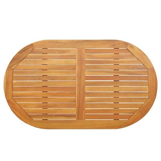 Table Top Oil Natural 120 x 70 x 2 cm Solid Acacia Wood Table Top Oil Natural 120 x 70 x 2 cm Solid Acacia Wood
