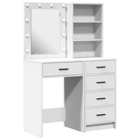 Dressing Table 2 pcs White 50 x 41 x 135 cm Engineered wood Dressing Table 2 pcs White 50 x 41 x 135 cm Engineered wood