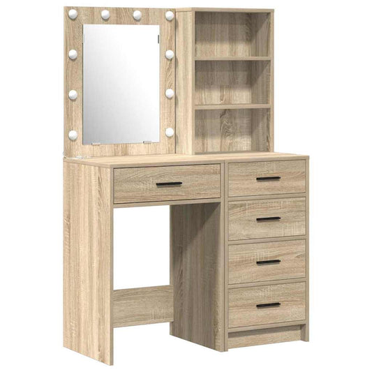 Dressing Table 2 pcs Brown 50 x 41 x 135 cm Engineered wood Dressing Table 2 pcs Brown 50 x 41 x 135 cm Engineered wood