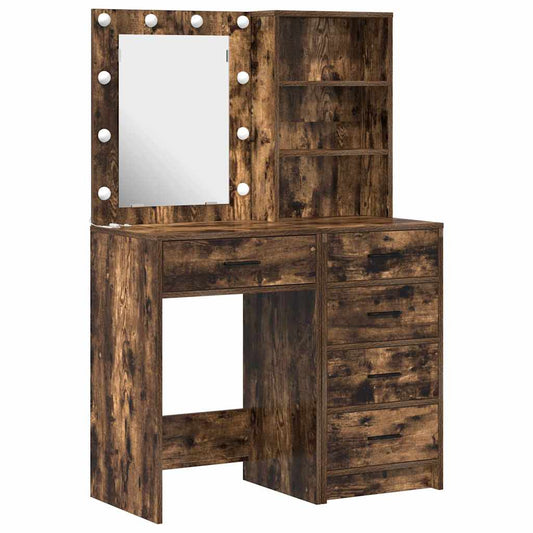 Dressing Table 2 pcs Brown 50 x 41 x 135 cm Engineered wood Dressing Table 2 pcs Brown 50 x 41 x 135 cm Engineered wood