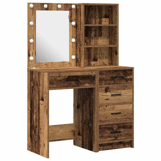 Dressing Table 2 pcs Brown 50 x 41 x 135 cm Engineered wood Dressing Table 2 pcs Brown 50 x 41 x 135 cm Engineered wood