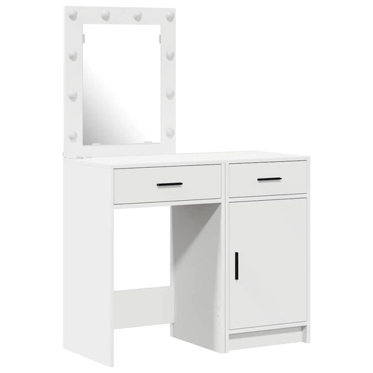Dressing Table 2 pcs White 50 x 41 x 135 cm Engineered wood Dressing Table 2 pcs White 50 x 41 x 135 cm Engineered wood