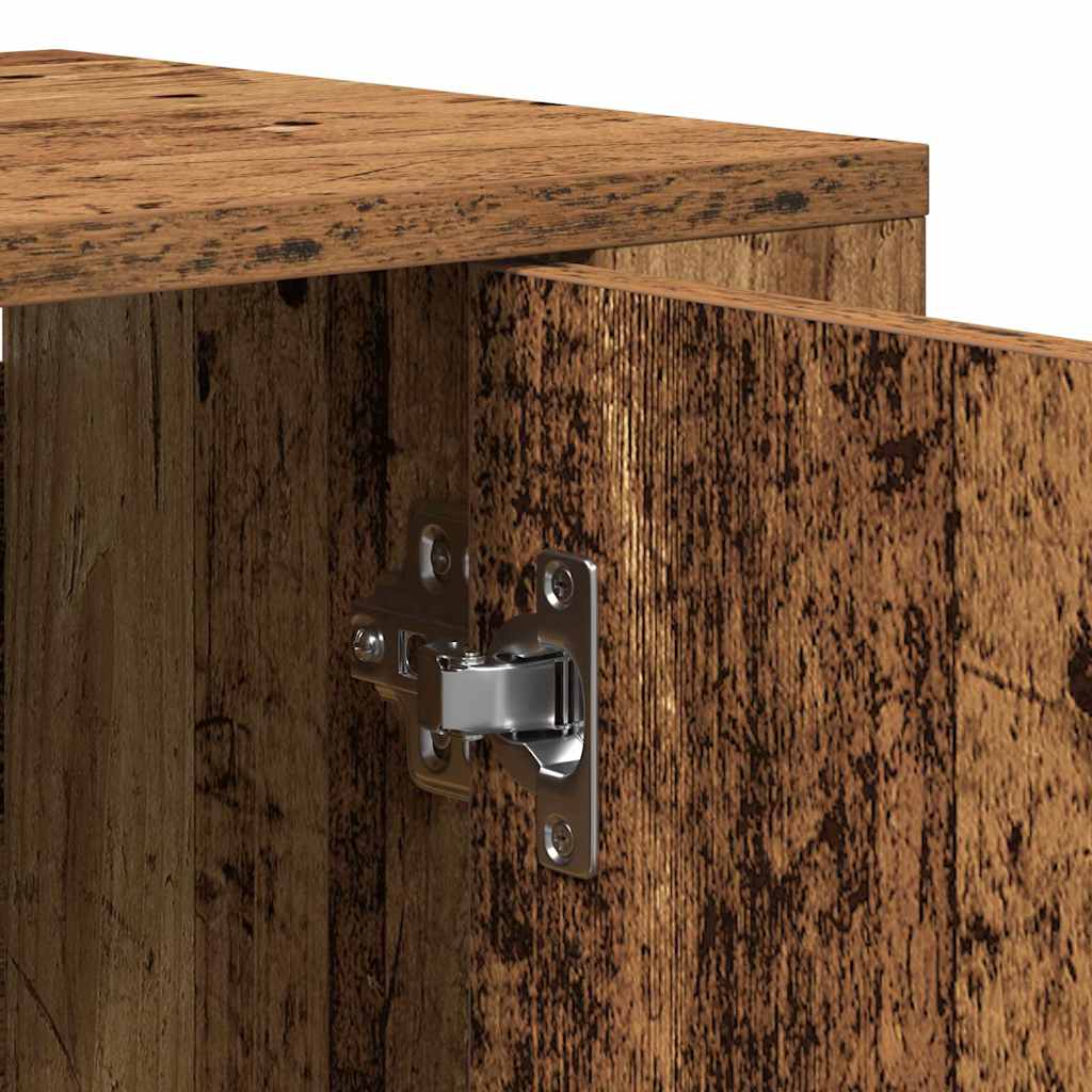 Highboard with Drawer Old wood 80 x 33 x 150 cm Engineered wood