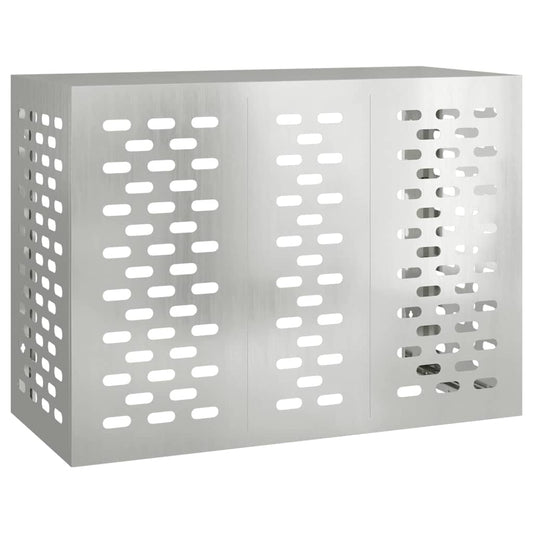 Air Conditioner Cover Silver 110 x 50 x 80 cm Galvanised Steel Air Conditioner Cover Silver 110 x 50 x 80 cm Galvanised Steel