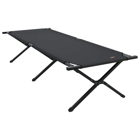 Folding Camping Bed Manual Black 210 x 80 x 46 cm Oxford fabric Folding Camping Bed Manual Black 210 x 80 x 46 cm Oxford fabric