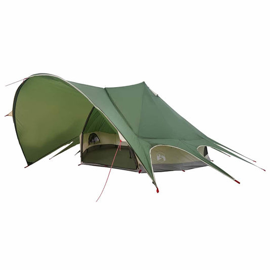 Teepee Tent with Roof Green and Grey 600 x 600 x 347 cm Teepee Tent with Roof Green and Grey 600 x 600 x 347 cm