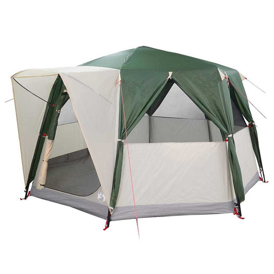 Cabin Tent with Roof with Storage Green 425 x 396 x 222 cm Cabin Tent with Roof with Storage Green 425 x 396 x 222 cm