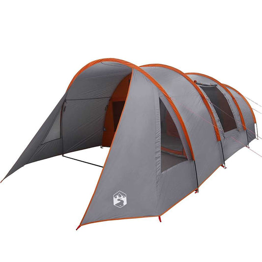 Tunnel Tent with Roof Grey and Orange 778 x 356 x 210 cm Tunnel Tent with Roof Grey and Orange 778 x 356 x 210 cm