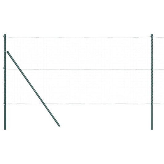 Fence Post 13 pcs Green Steel Fence Post 13 pcs Green Steel