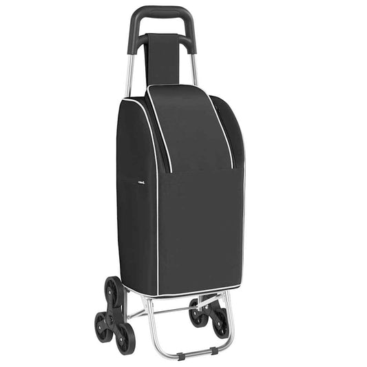 Shopping Trolley Folding Black 39.5 x 33 x 93 cm Oxford fabric Shopping Trolley Folding Black 39.5 x 33 x 93 cm Oxford fabric