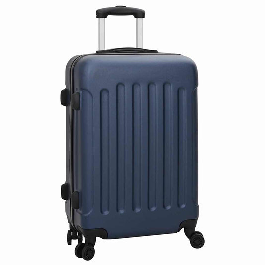 Suitcase with Lock 3 pcs Dark Blue 50 x 31 x 78 cm ABS Plastic Suitcase with Lock 3 pcs Dark Blue 50 x 31 x 78 cm ABS Plastic