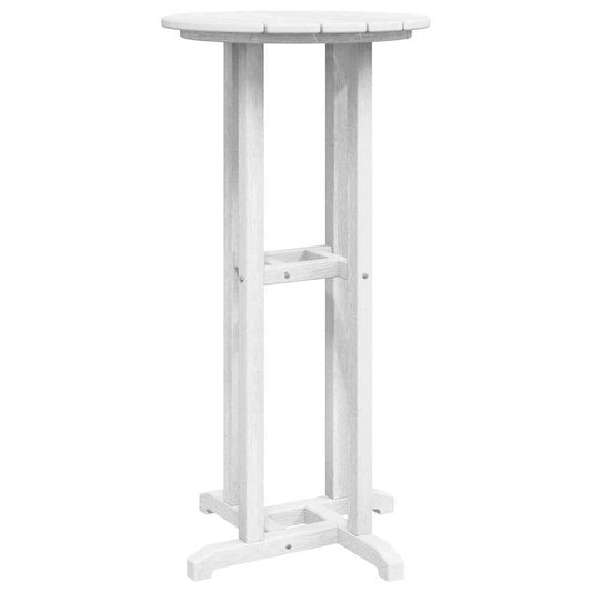 Bar Table White 55 x 55 x 107 cm Polyethylene Bar Table White 55 x 55 x 107 cm Polyethylene