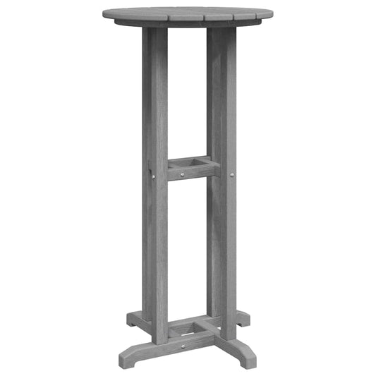 Bar Table Light Grey 55 x 55 x 107 cm Polyethylene Bar Table Light Grey 55 x 55 x 107 cm Polyethylene