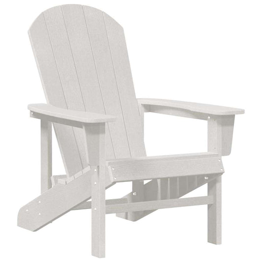Adirondack Chair White 82 x 74 x 92 cm HDPE Adirondack Chair White 82 x 74 x 92 cm HDPE