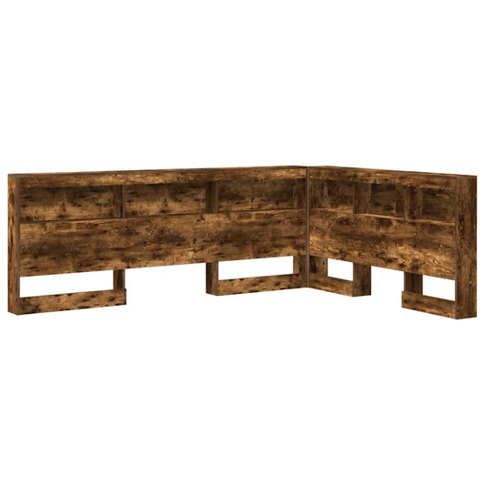 Storage Headboard Smoked Oak Engineered Wood Storage Headboard Smoked Oak Engineered Wood