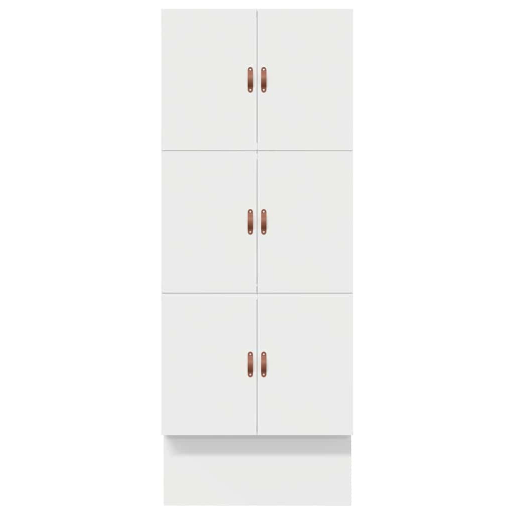 Storage Bed Frame with Drawer White 90 cm Engineered Wood