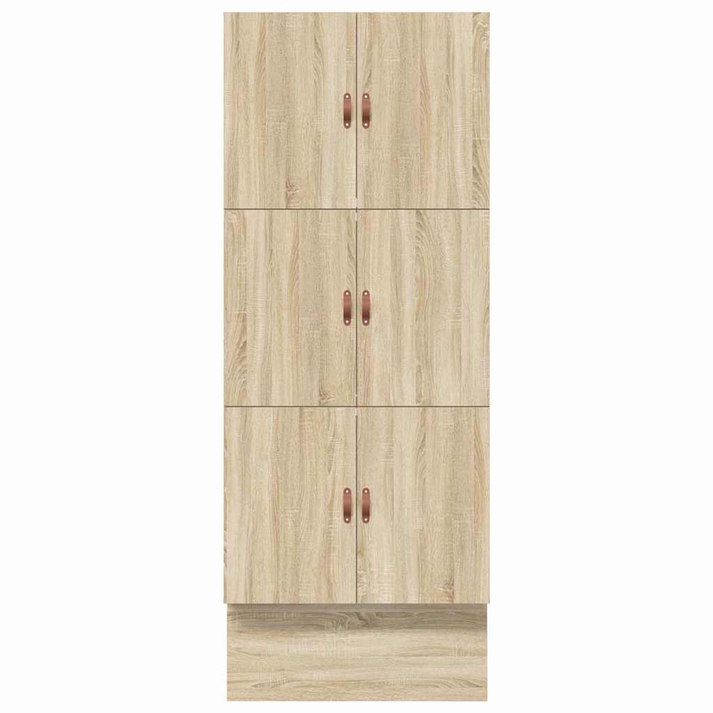 Storage Bed Frame with Drawer Sonoma Oak 75 cm Engineered Wood