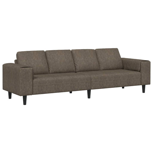 Living Room Couch Dark Grey 250 x 77 x 76 cm Living Room Couch Dark Grey 250 x 77 x 76 cm