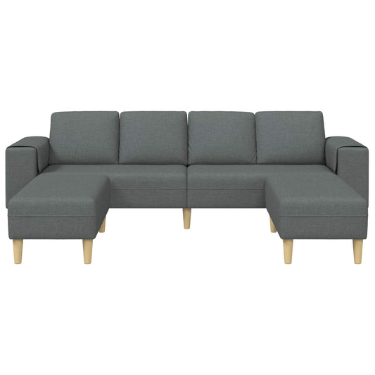 Living Room Couch 3 pcs Dark Grey Polyester Living Room Couch 3 pcs Dark Grey Polyester