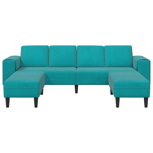 Living Room Couch 3 pcs Turquoise Living Room Couch 3 pcs Turquoise