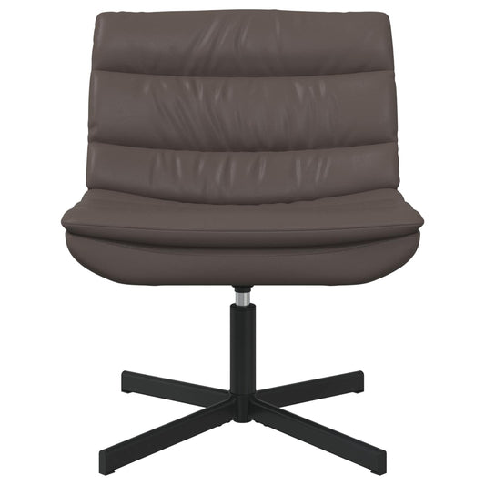 Swivel Chair Brown 63 x 75 x 76 cm Shiny PU Swivel Chair Brown 63 x 75 x 76 cm Shiny PU