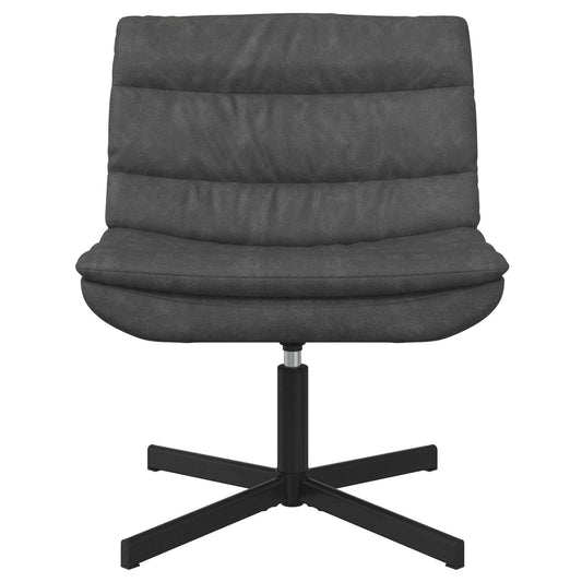Swivel Chair Black 63 x 75 x 76 cm Antique PU Swivel Chair Black 63 x 75 x 76 cm Antique PU