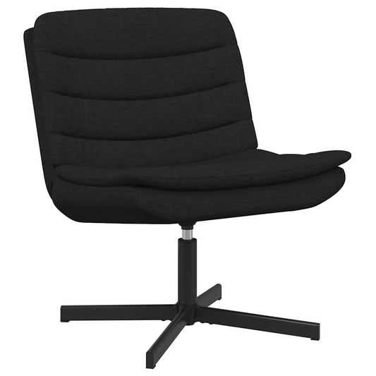 Swivel Chair Black 63 x 75 x 76 cm Fabric Swivel Chair Black 63 x 75 x 76 cm Fabric