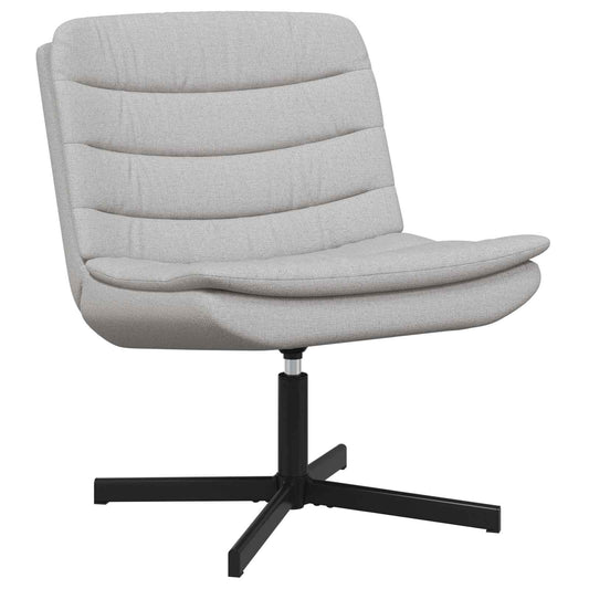 Swivel Chair Cloud Grey 63 x 75 x 76 cm Fabric Swivel Chair Cloud Grey 63 x 75 x 76 cm Fabric
