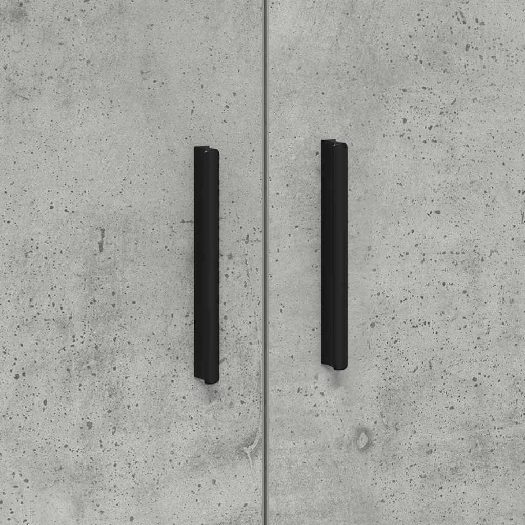 Storage Cabinet 2 pcs Concrete Grey 103 x 41 x 40 cm