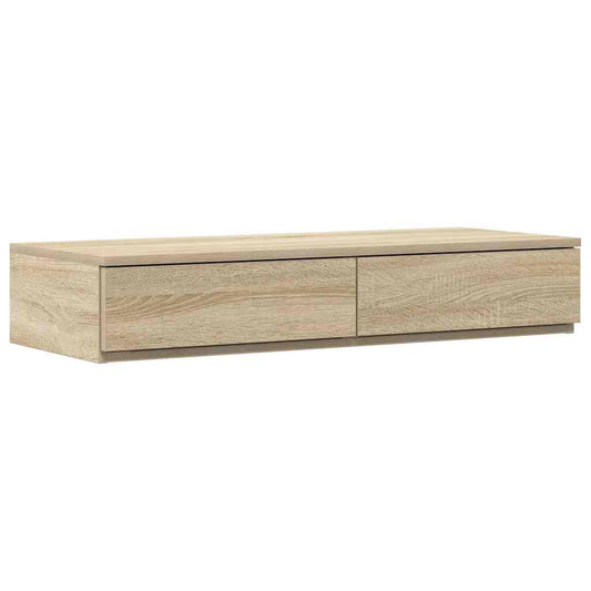 Bed Drawers Sonoma Oak 80 x 36.5 x 16.5 cm Engineered Wood Bed Drawers Sonoma Oak 80 x 36.5 x 16.5 cm Engineered Wood