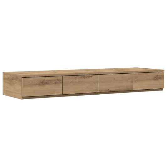 Bed Drawers Artisan Oak 120 x 36.5 x 16.5 cm Engineered Wood Bed Drawers Artisan Oak 120 x 36.5 x 16.5 cm Engineered Wood