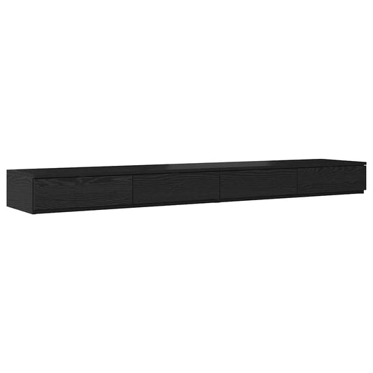 Bed Drawers Black Oak 180 x 36.5 x 16.5 cm Engineered Wood Bed Drawers Black Oak 180 x 36.5 x 16.5 cm Engineered Wood