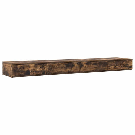 Bed Drawers Smoked Oak 180 x 36.5 x 16.5 cm Engineered Wood Bed Drawers Smoked Oak 180 x 36.5 x 16.5 cm Engineered Wood