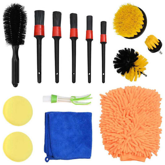 Car Brush Set Multicolour Poly Rattan Car Brush Set Multicolour Poly Rattan