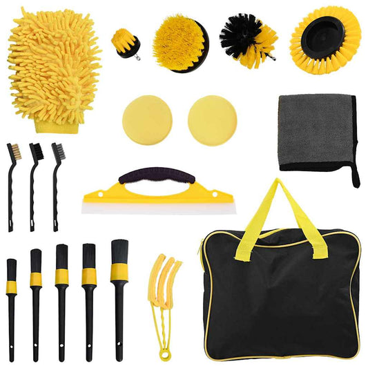 Car Brush Set Multicolour Poly Rattan Car Brush Set Multicolour Poly Rattan