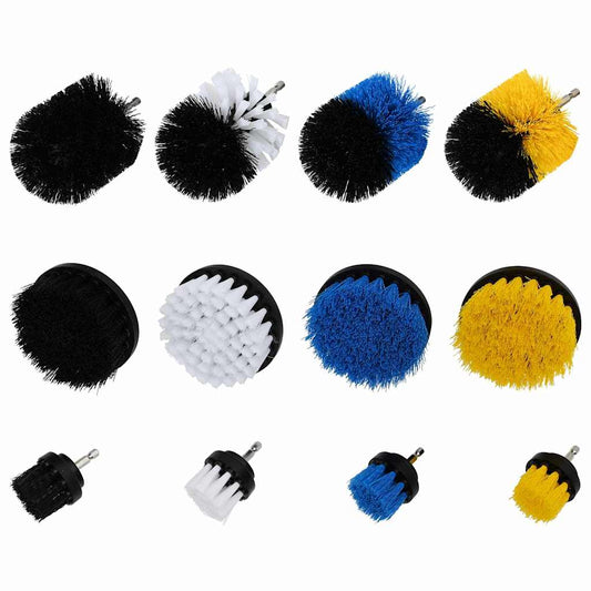 Soft and Hard Cleaning Brush Set 12 pcs Multi Color Soft and Hard Cleaning Brush Set 12 pcs Multi Color