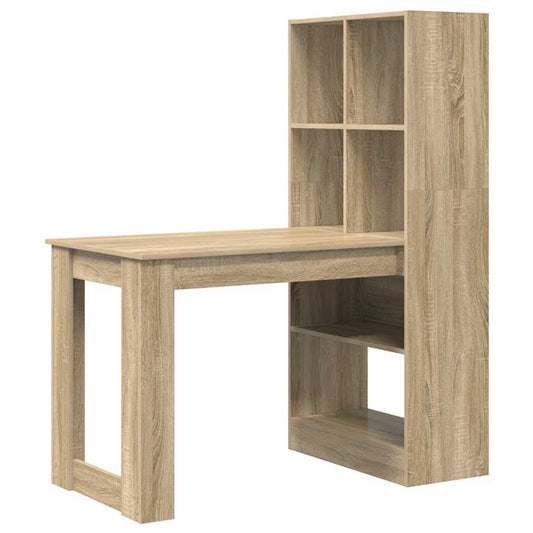 Desk Sonoma Oak Engineered Wood 122 x 67 x 145 cm Desk Sonoma Oak Engineered Wood 122 x 67 x 145 cm