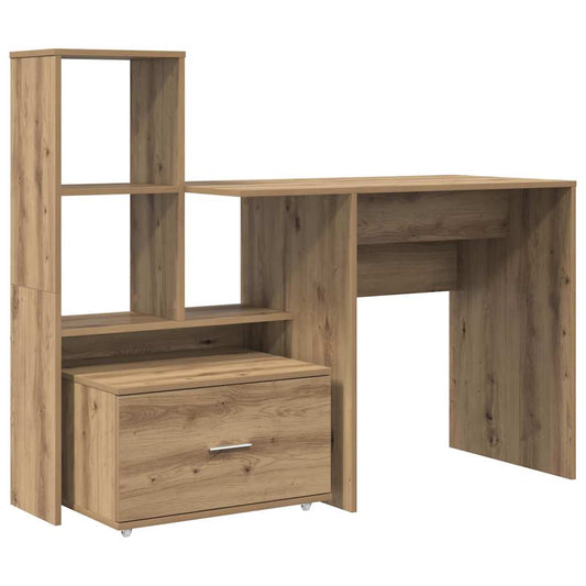 Desk Artisan Oak 131.5 x 50 x 106.5 cm Engineered Wood Desk Artisan Oak 131.5 x 50 x 106.5 cm Engineered Wood