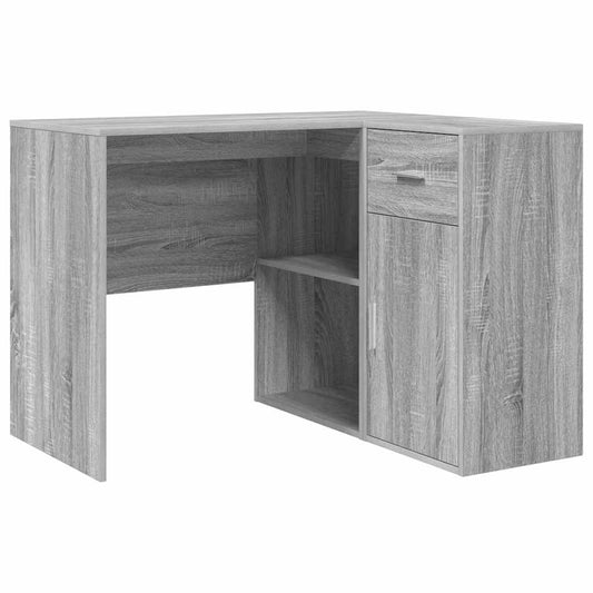 Corner Desk with Drawer Grey Sonoma 102 x 88 x 75 cm Corner Desk with Drawer Grey Sonoma 102 x 88 x 75 cm