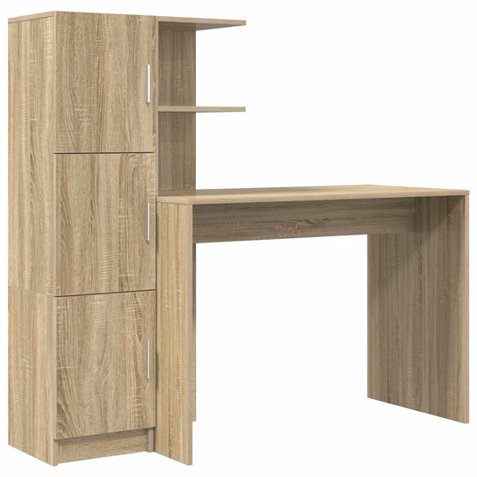 Desk Sonoma Oak 133.5 x 50 x 124 cm 2 pcs Desk Sonoma Oak 133.5 x 50 x 124 cm 2 pcs