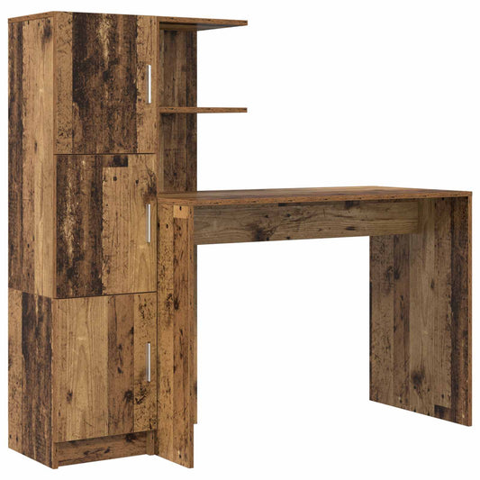 Desk Old Wood 133.5 x 50 x 124 cm 2 pcs Desk Old Wood 133.5 x 50 x 124 cm 2 pcs