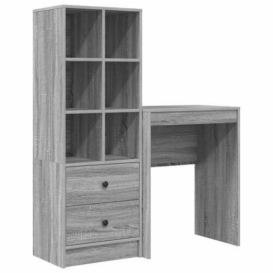 Desk Grey Sonoma 105.5 x 34 x 127 cm 2 pcs Desk Grey Sonoma 105.5 x 34 x 127 cm 2 pcs